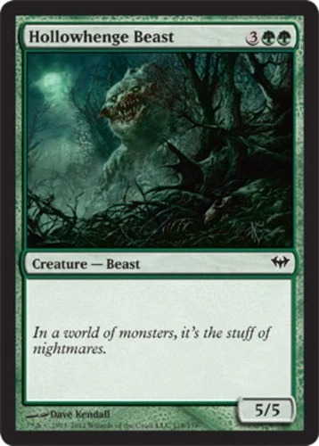 Hollowhenge Beast - Dark Ascension #118/158 MTG Magic The Gathering - Image 1 of 1