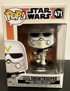 Funko Pop! Vinile: Star Wars - Concept Series Snowtrooper Bobble Head #471 - Foto 1 di 7