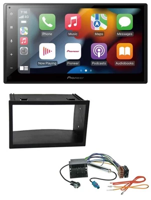 Pioneer DAB Bluetooth 2DIN USB MP3 Autoradio für VW Golf IV Polo Passat T4 Fox Q - Bild 1 von 4
