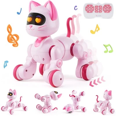 VEVOR RC Robot Cat Toy for Kid Talking Dancing Touch Remote Control Programmable - Image 1 of 4