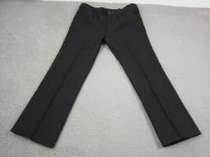 Wrangler Jeans Para Hombres 38W 30L Negro Vestido Wrancher Disco Acampanado 82BK Hecho en EE. UU. - Imagen 1 de 16