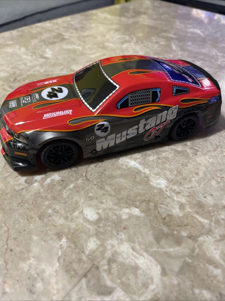 NKOK 49 MHZ Urban Ridez Ford Mustang GT Racing 1:24 5.0 R/C  Car No remote - Image 1 of 4