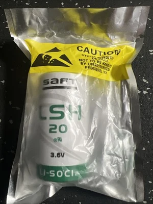 1x Saft LSH20 3.6V 13000mAh Li SOCl2 Battery - Image 1 of 2