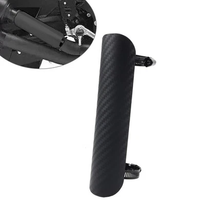 Universal Auspuff Schalldämpfer Rohr Hitzeschild Abdeckung Ferse Schutz Schwarz - Image 1 of 4