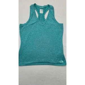 The North Face Damen Tank Top Medium M türkis meliert Racerback sportlich - Bild 1 von 8