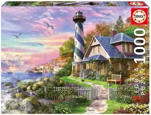 Educa Puzzle; Leuchtturm in Rock Bay; Dominic Davison; 1000 Teile - Bild 1 von 2