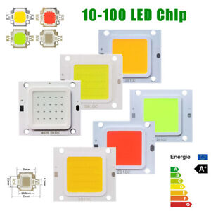 LED chip cob bulb RGB bead color flood light 12v 32v 100w 70w 50w 30w 20w 10w 3w