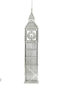 Big Ben - London Doodles Reiseziele Drahtskulptur  - Bild 1 von 5