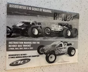 Team Associated RC10GT Series manual and Parts List 7060/7061/7067/7068/7091 - Picture 1 of 2