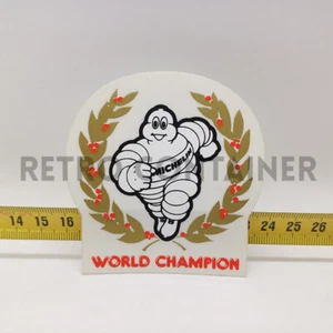 Vintage Aufkleber Sticker Aufkleber 80's - Michelin World Champion RIF. C4 - Bild 1 von 1
