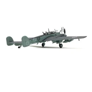 BF-110 G4 Jagdbomber 1/100 Metal Airplane Model Kit with WWII Deutsche Diecast - Picture 1 of 9