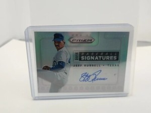 2015 Panini Prizm JEFF RUSSELL Baseball Signatures Silver Auto Texas Rangers MJ1