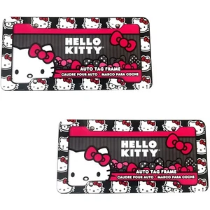Hello Kitty License Plate Frame 2-Pack – Cute Car Accessories For Lexus - Picture 1 of 6