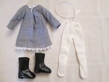 Paola Reina 13" Las Amigas Doll Outfit Gray Dress Black Boots White Tights Girl