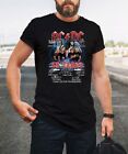 ACDC Band 50th Anniversary 1973 - 2023 Signature T-Shirt, AC/DC, Rock and Roll