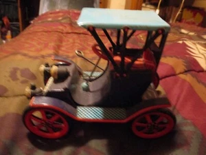 Vintage 1950s Trademark Modern Toys Tin Litho Lever Action Car Japan Excellent - Picture 1 of 8
