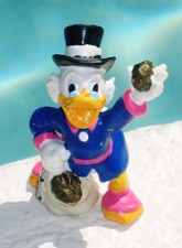 Disney Uncle Scrooge McDuck Duck Tales PVC Applause Figure 1986 Gold Nugget Bag