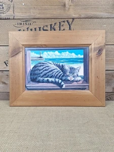 C Brirchall Tabby Cat Print Picture - Picture 1 of 14