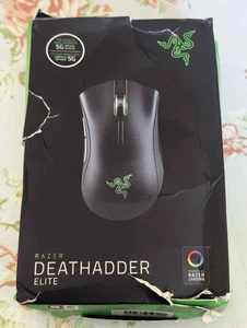 Razer DeathAdder Elite Wired Mouse 5G Optical Sensor Chroma - Picture 1 of 4