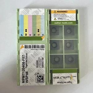 MPMT120408-F57 WSP46 / Producto original CNC hoja de carburo cementado 10 piezas - Imagen 1 de 5