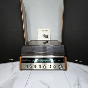 Sony HP-210 Stereo Turntable Music System Solid State Record Player Powers Up - Picture 1 of 24