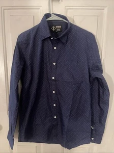 Índigo Star Saint Long-sleeve Woven Top Size Small Navy Blue Color $63.00 - Picture 1 of 11