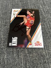 Signed Ben King Select Footy Stars AFL Card