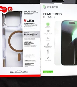 Tech21 -EVOCRYSTAL-IPHONE 16 Pro-Free Tempered Glass-Magsafe -CLEAR - Picture 1 of 7