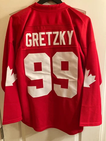 NEW Wayne Gretzky #99 Labatt Coupe Canada Cup Hockey Jersey Adult S Small Cover