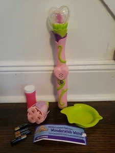 CRANIUM GIGGLE GEAR 2 in 1 WONDERWISH WAND BUBBLE FAIRY SNOW GLOBE HEART MUSIC - Picture 1 of 10