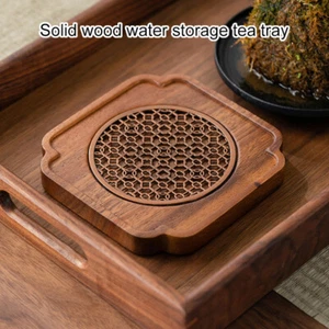 Luxury Wooden Bamboo Kung Fu Gongfu Tea Tray Serving Table Plate Water Storage - Picture 1 of 27