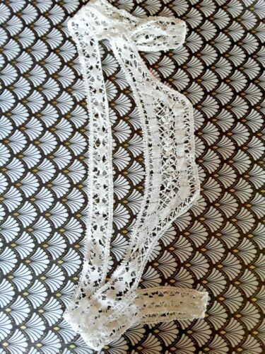  ANCIEN haut de chemise dentelle coton #OLD lace