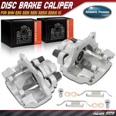 2x Pinza de freno trasera derecha y derecha con soporte para BMW E90 323i 325i 325xi 328xi X1 Foto 1 de 4