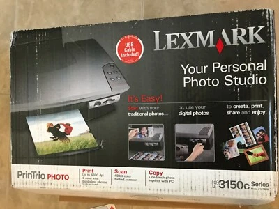 Lexmark Print Trio Photo Printer P3150c 16T0286 NEW open box Scan Copy  - Image 1 of 4