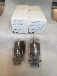 Pair of 6GT5A Tubes - White Boxed! B&K 747 Tested! - Picture 1 of 7