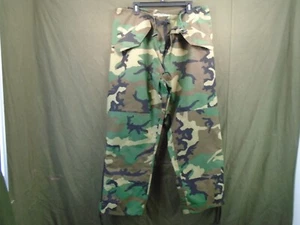 Pantalones militares estadounidenses Goretex clima frío/húmedo BDU camuflados grandes regulares 1997 238-M - Imagen 1 de 12