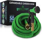 Tuyau de jardin extensible GrowGreen avec buse de pulvérisation turbo, tuyau flexible premium
