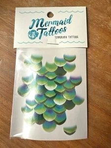 Mermaid Scale Temporary Tattoos - NEW - Picture 1 of 1