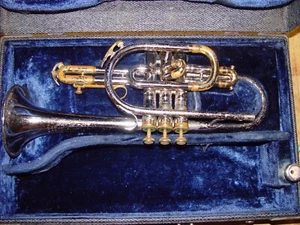 Cornet King Tempo 1970's great little horn  - Picture 1 of 12