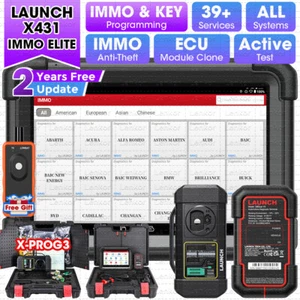 Launch X431 IMMO ELITE PLUS PRO 5 Key Programming Full System Diagnostic Scanner - Picture 1 of 18