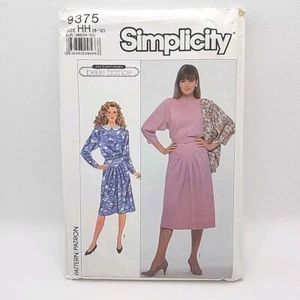 Simplicity 9375 Misses' Elastic Waist Dress Sewing Pattern Size 6-12 Uncut - Picture 1 of 7