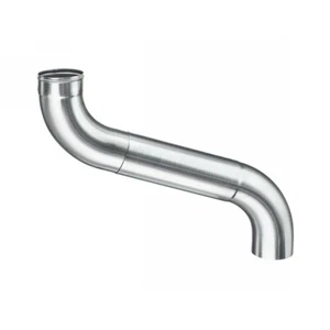 Titanzink Schieberohrbogen Länge 700 - 1100mm DN100 - Bild 1 von 1