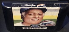 Tommy Lasorda Baseball (Sega Genesis, 1989) Game Cartridge Only Tested & Working