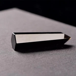 Obsidian Quartz Healing Natural Crystal Prism Faceted Altar Therapy Wicca Multi - Picture 1 of 6