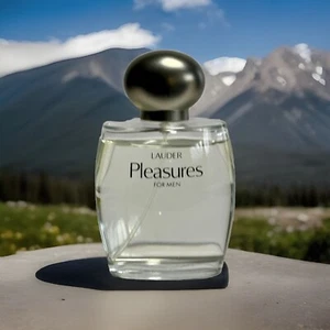 Estee Lauder Pleasures For Men 3.4oz/100ml Cologne Spray EDC Early 2000's - Picture 1 of 7