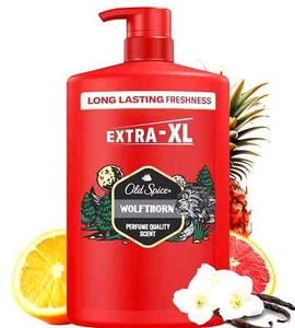 Old Spice Wolfthorn 3in1 Duschgel & Shampoo für Männer 1L langanhaltender - Bild 1 von 1
