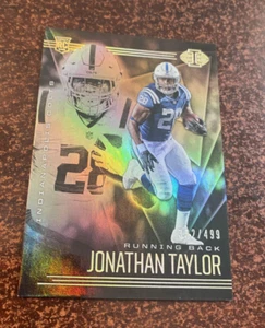 2020 Illusions JONATHAN TAYLOR Bronze Trophy Collection Rookie RC SP #/499 COLTS - Picture 1 of 2