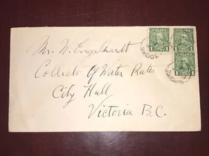 #238 pair & single on city Of Victoria Cover, Sooke B.C. Split circle cancel - Picture 1 of 3