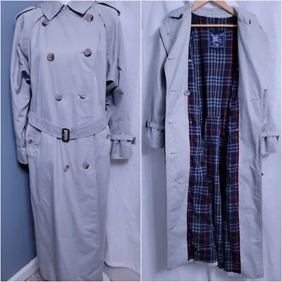 Gabardina Burberry Classic Nova forrada caqui doble pecho para mujer talla 14 Foto 1 de 4