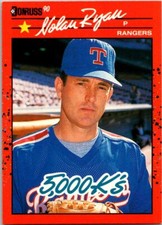 1990 Donruss 5000 K's Nolan Ryan #659 Houston Astros Texas Rangers Hall of Famer